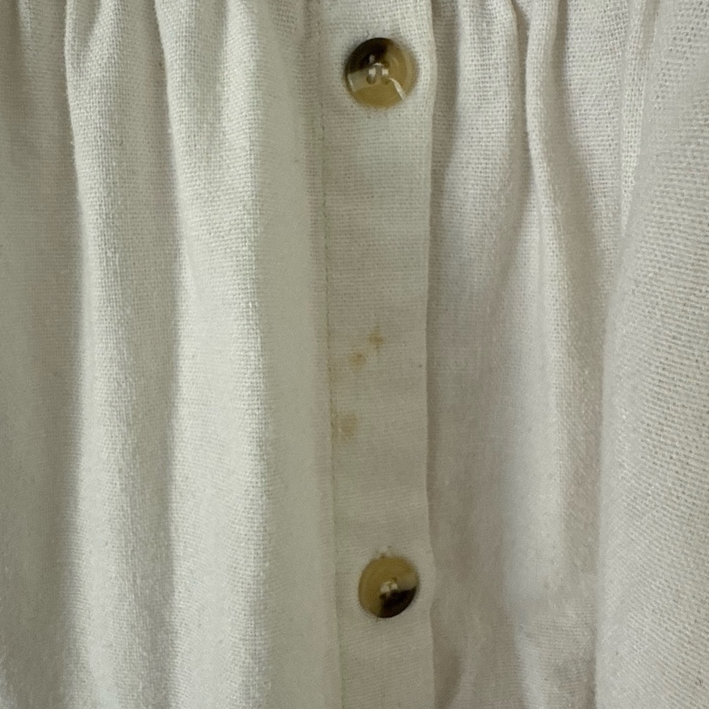 ROLLA'S Cream Midi Dress with Button Detail - Picture 5 of 8